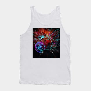 Ammonite emerging from space Tank Top